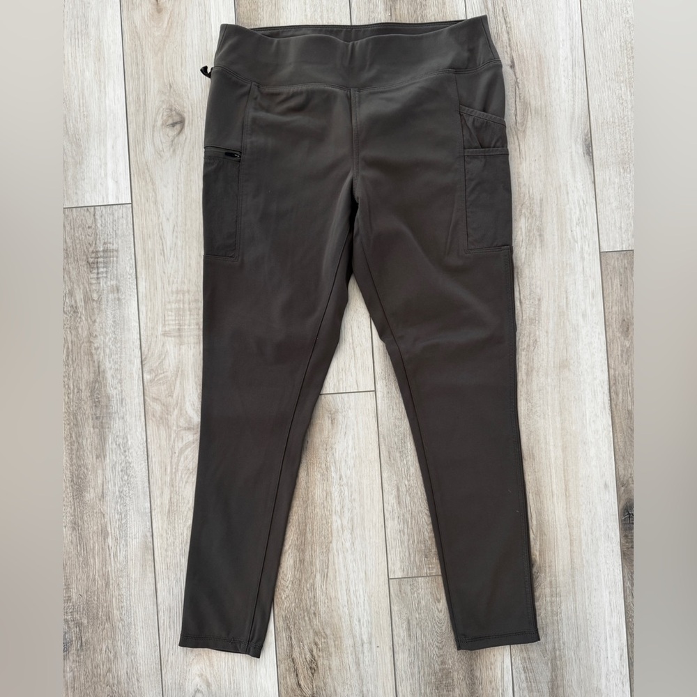 Carhartt Force Fitted Lightweight Utility Leggings Women’s L Tarmac Olive Green - Picture 2 of 12